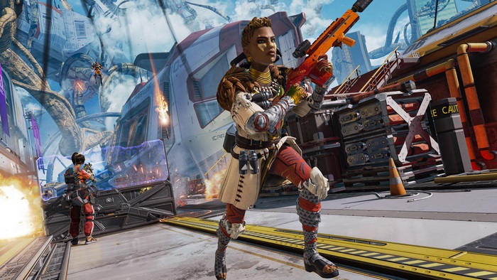 Bangalore Apex Legends in action