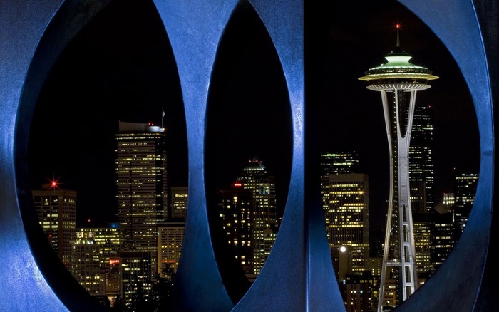 city, Seattle, skyscraper, cityscape