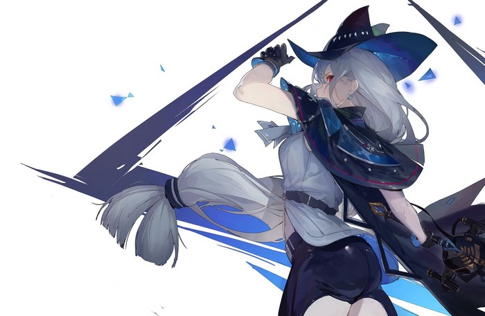 anime, Kuroduki, Skadi(Arknights), anime girls, Arknights