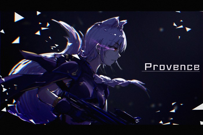 shiro no kitsune, anime girls, anime, Provence (Arknights), Arknights