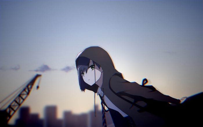 Darling in the FranXX, anime, shiro no kitsune, anime girls, Ichigo (Darling in the FranXX)