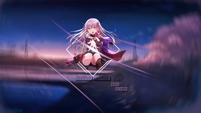 picture-in-picture, anime girls, BanG Dream!, anime