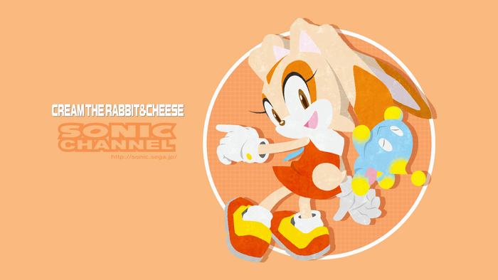 simple background, Sega, Sonic the Hedgehog, cream the rabbit