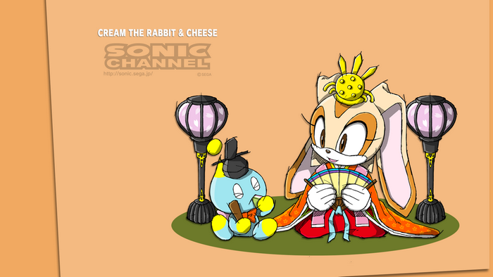 simple background, Sega, Sonic the Hedgehog, cream the rabbit