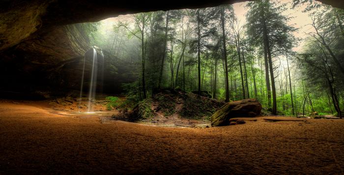 Ash Cave Falls Hocking Hills Waterfall