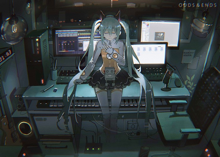 Lococo, Vocaloid, anime girls, Hatsune Miku, anime