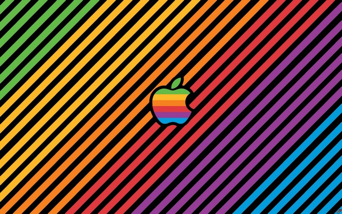 garbage_edit, colorful, Apple Inc., logo, screen shot