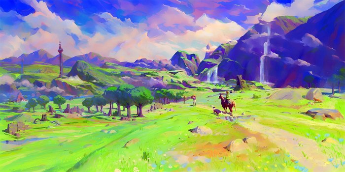 The Legend of Zelda: Breath of the Wild Landscape