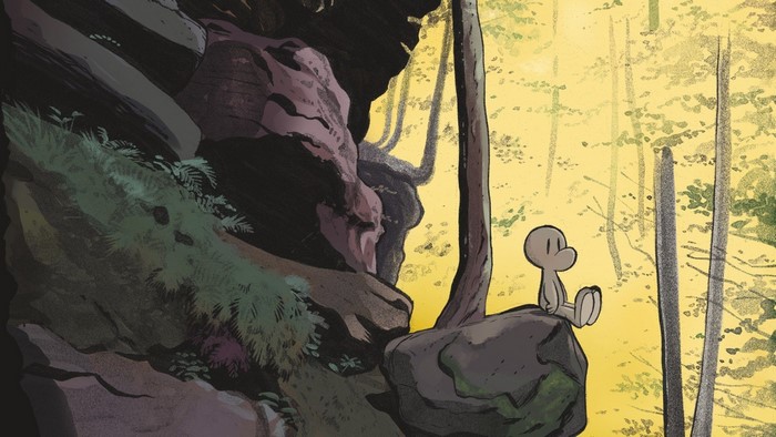 Bone, graphic novels, nature, sitting