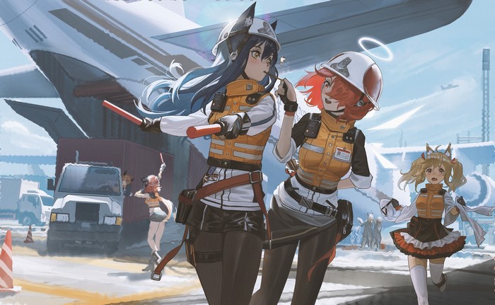 anime, anime girls, Texas (Arknights), Arknights, kirino ttk