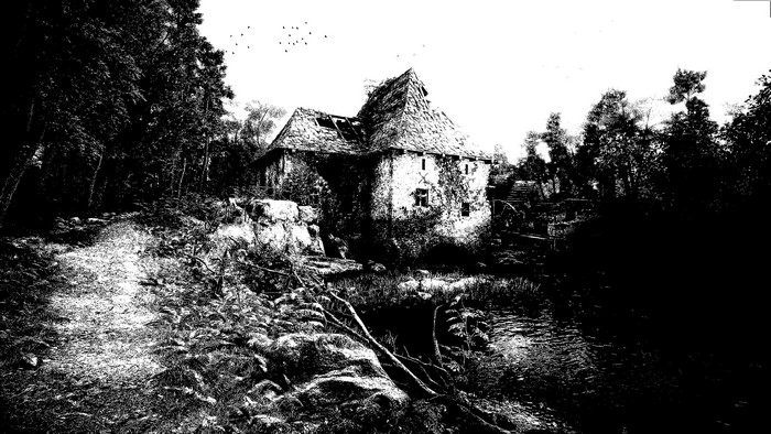 Nvidia, screen shot, Unreal Engine 4, monochrome, A Plague Tale Innocence, contrast, PC gaming