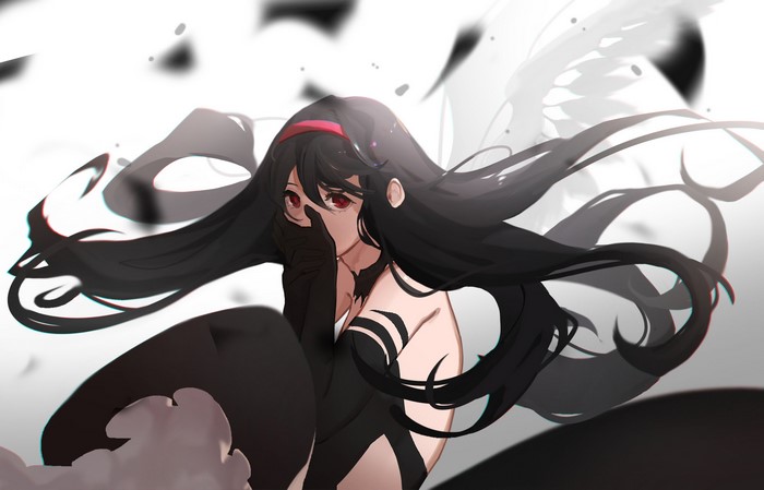 Akemi Homura, Mahou Shoujo Madoka Magica, Ritsu37, anime girls, anime