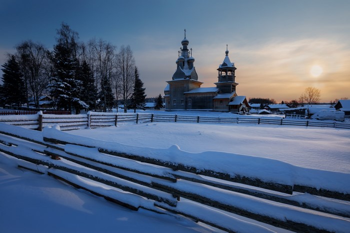 trees, morning, winter, snow, architecture, outdoors, cold, building, raufz, snow covered, fence, Sun, photography