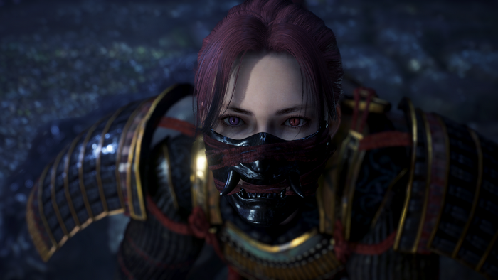 Koei Tecmo, screen shot, video games, face mask, nioh, armor, PC gaming