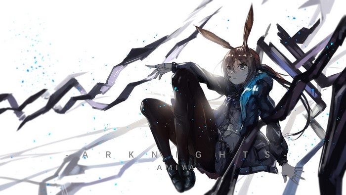 Amiya (Arknights), Arknights, JinYun Rex, anime girls, anime