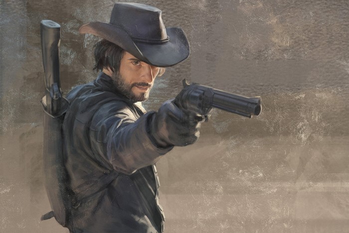 Hyde's Digital Art of Westworld Gunslinger