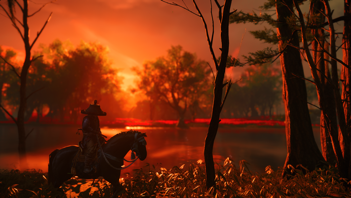4K, samurai, Ghost of Tsushima, Jin Sakai, screen shot