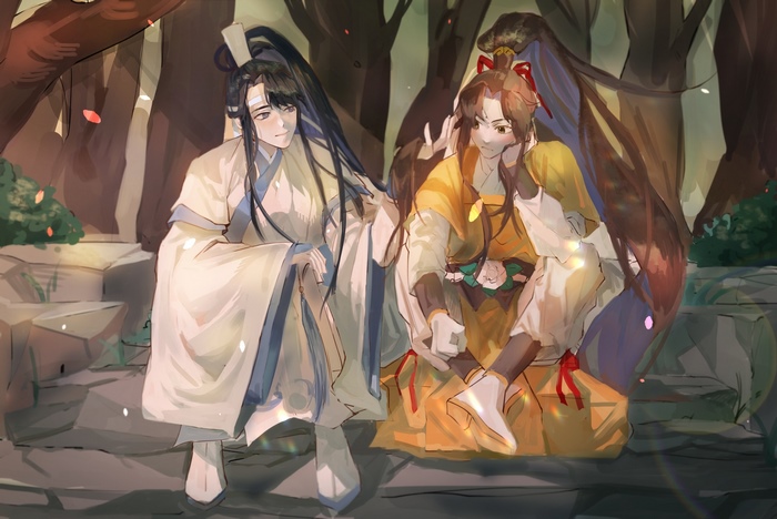 Mo Dao Zu Shi Lan Sizhui and Jin Ling