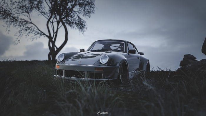 Porsche 911, video games, car, vehicle, Forza Horizon 4, Forza, Porsche