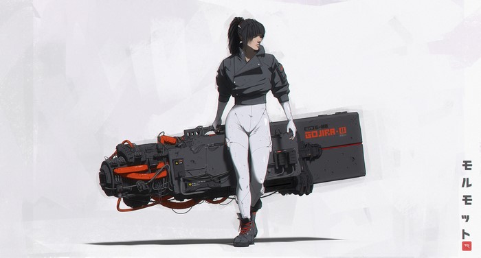 Tonton Revolver Sci-Fi Woman Artwork