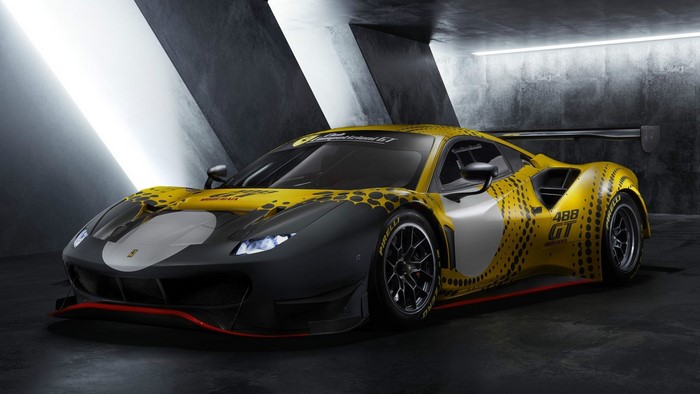 yellow cars, car, Ferrari 488, Ferrari 488 GT, Ferrari, race cars