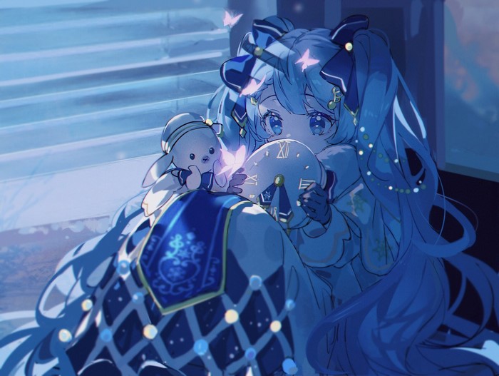 KANOSE, butterfly, Vocaloid, Hatsune Miku, anime, anime girls