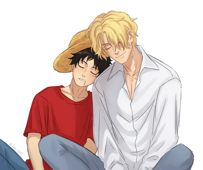 One Piece, anime, anime boys, Sabo, Monkey D. Luffy