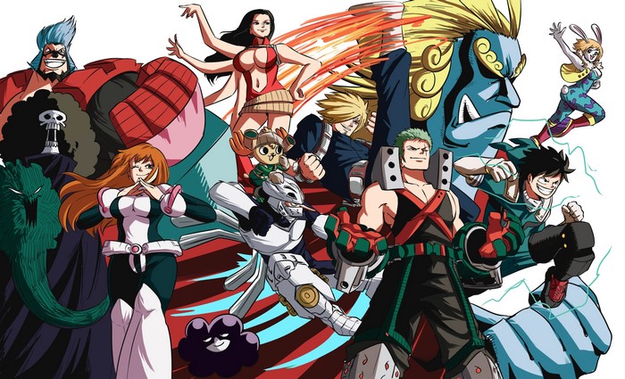 anime boys, anime, Monkey D. Luffy, tony chomper, one peice, Sanji, anime girls