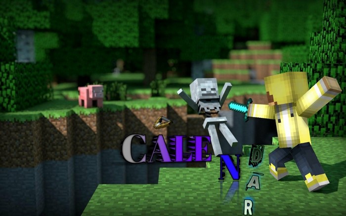 Minecraft Dungeons, calendar, Minecraft