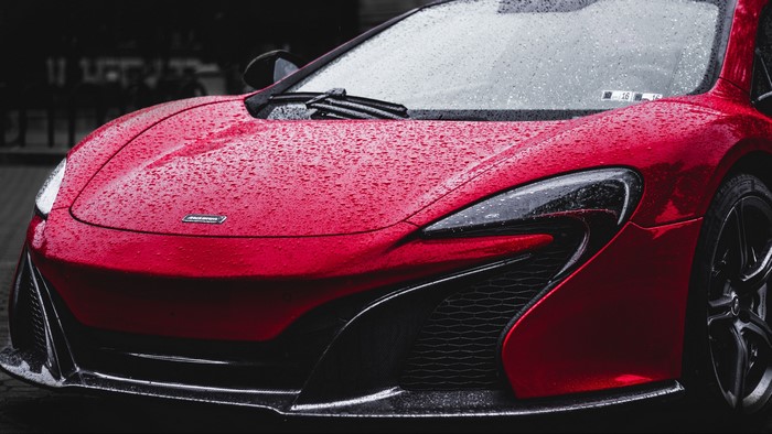 4K, vehicle, car, McLaren, red cars