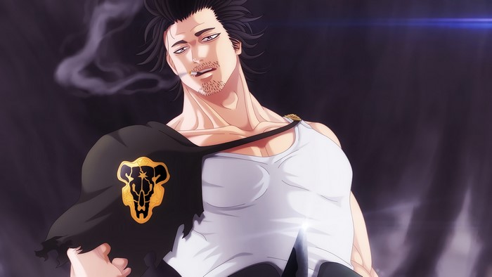 4K, Yami Sukehiro, Black Clover, anime boys, anime, demon