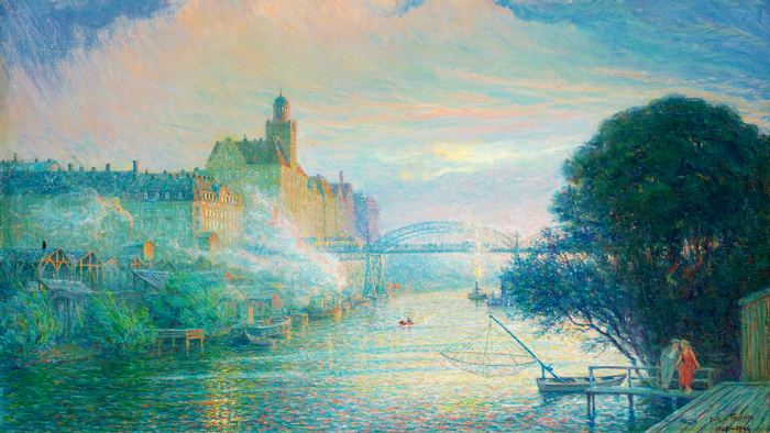 traditional art, Erik Tryggelin, illustration, pastel