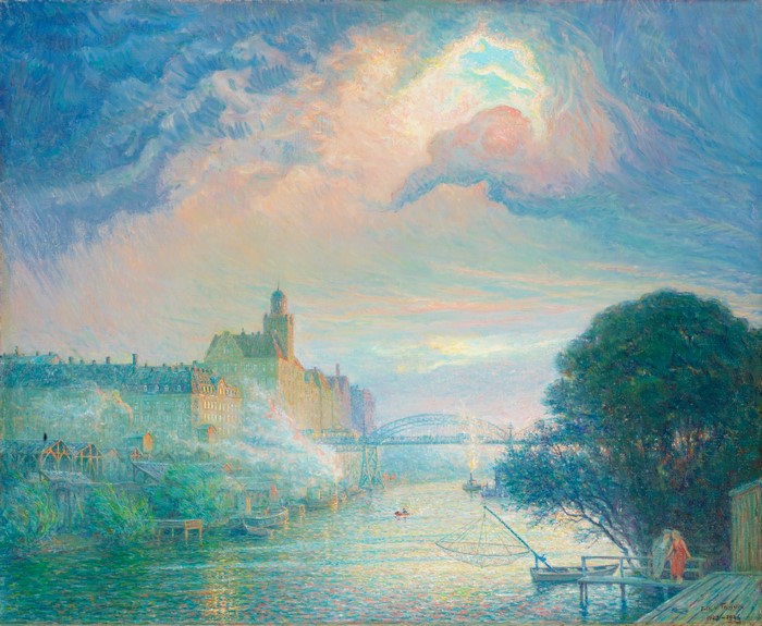 traditional art, pastel, Erik Tryggelin, illustration