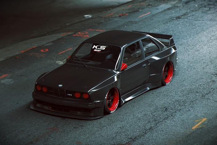 BMW E30 M3 Digital Art Render by Khyzyl Saleem