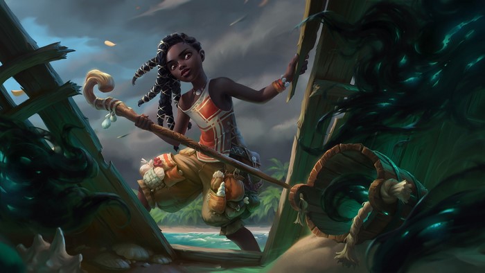 video game art, Hextech, game art, Senna (League of Legends), League of Legends