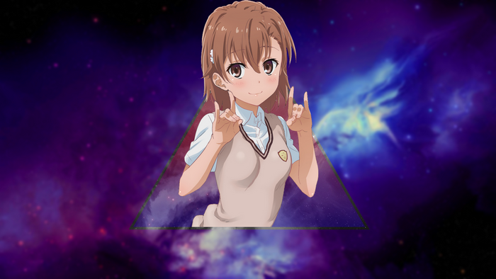 To Aru Kagaku no Railgun, anime girls, Misaka Mikoto, picture-in-picture