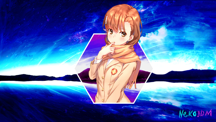 picture-in-picture, nature, Misaka Mikoto, To aru Majutsu no Index, anime girls, To Aru Kagaku no Railgun