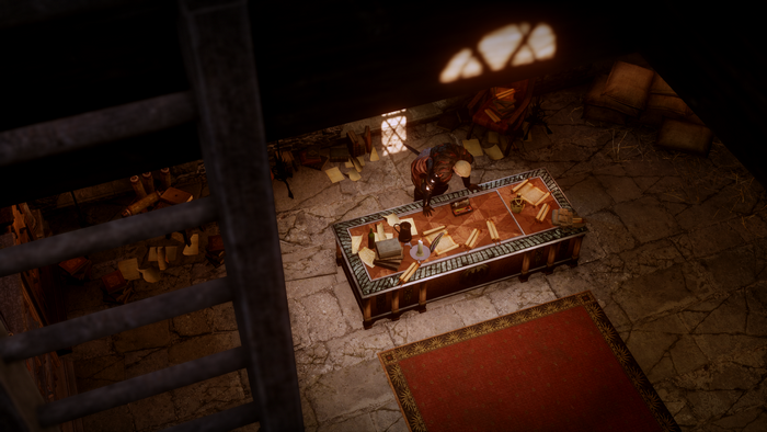 Dragon Age: Inquisition, office, Cullen Rutherford, Dragon Age, PC gaming, Skyhold, video games, RPG