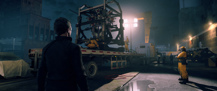 video game art, quantum mechanics, Quantum Break, Time Machine