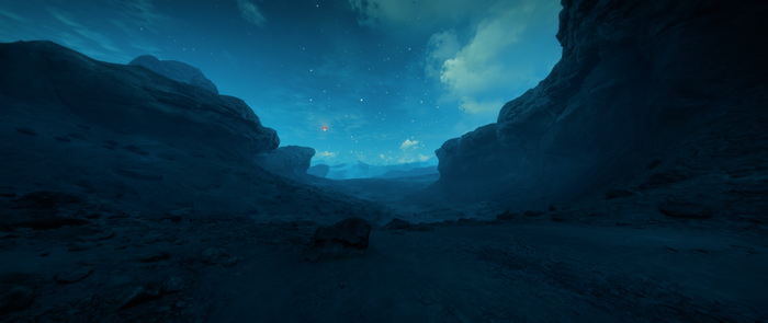 PC gaming, video games, video game art, dark, desert, screen shot, Rage 2