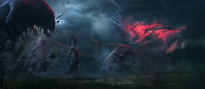 digital art, ArtStation, creature, fantasy art, artwork