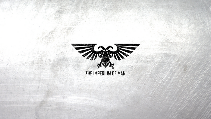 white, Warhammer, minimalism, Imperium of Man