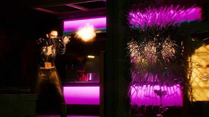 4K, neon, video games, PC gaming, girls with guns, Cyberpunk 2077