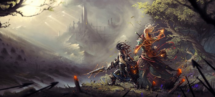 4K, ultrawide, video game art, screen shot, video games, fantasy art