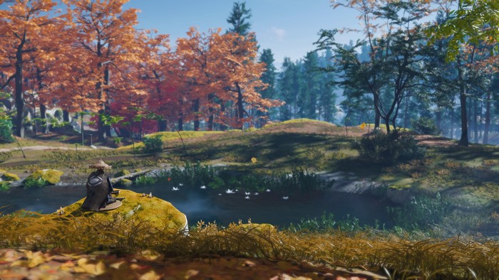 4K, katana, video games, meditation, Ghost of Tsushima, samurai, PlayStation 4