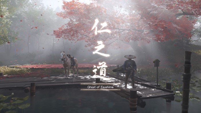4K, katana, Ghost of Tsushima, video games, PlayStation 4, Japan, horse, samurai