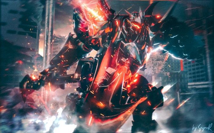 Overwatch, Reinhardt (Overwatch), science fiction, Seymour
