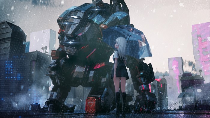 anime girls, Seymour, science fiction, Titanfall