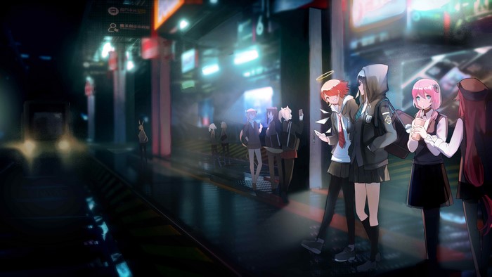 4K, Seymour, science fiction, anime girls, Arknights