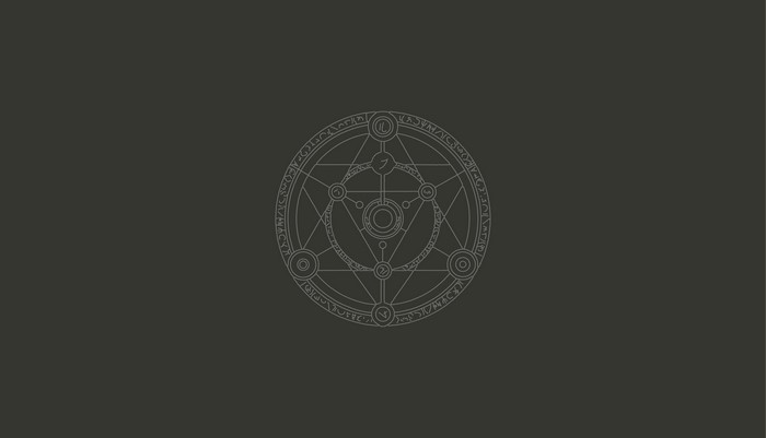 4K, symbols, simple, sigils, spiritual, knowledge, vector, digital, simple background, magic circle, brown, minimalism